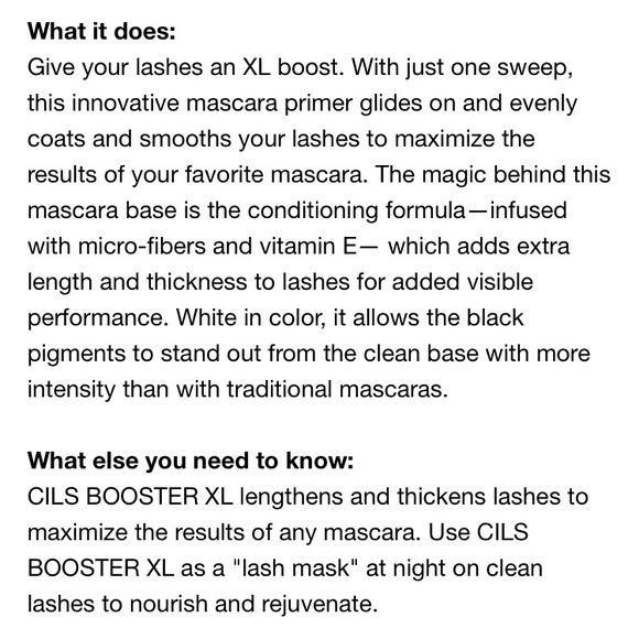 NWB CILS BOOSTER XL Super -Enhancing Mascara Base - Picture 8 of 8